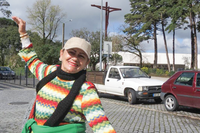 Verônica de Fátima Grigório, 70 anos, diz que é uma pessoa otimista e gosta de levar alegria por onde passa