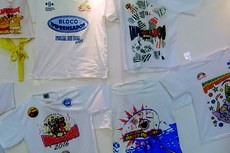 Uma exposição que mostra as camisas do Bloco ao longo dos anos está aberta na sede da Associação Paraibana de Imprensa, no centro da capital
