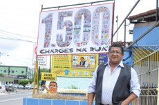 Regis Soares tem o seu trabalho reconhecido pela cidade, principalmente nos bairros da Torre, Castelo Branco e Bancários