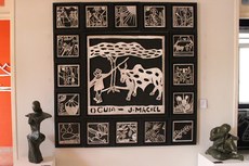 A nova exposição do artista radicado na Paraíba retrata as praias, as frutas e o folclore da região