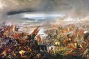 Trecho de "Batalha de Avaí", obra obra mais famosa do pintor Paraibano.