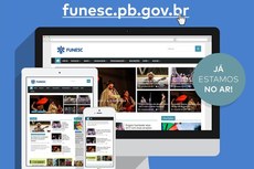 O site da Funesc foi criado para facilitar a divulgação da programação das diversas linguagens exercitadas na instituição
