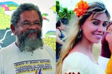 Pedro Osmar, chefe do Centro de Documentação e Pesquisa Musical José Siqueira; Maestrina Wênia Xavier, do grupo Percussons 