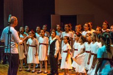 O Coro Infantil da Paraíba é um projeto desenvolvido pela Funesc, que atua como elemento de fomento e descentralização do canto coral