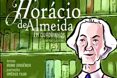 Trecho de capa da HQ retrata rosto do historiador, que foi um dos fundadores da Academia Paraibana de Letras