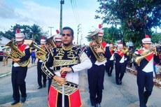 Banda Marcial João Gadelha é uma das atrações que se apresentam no evento
