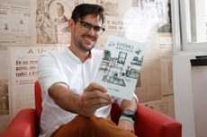 Tiago Germano confessou-se satisfeito por perceber que sua obra repercute de forma positiva nas redes sociais  