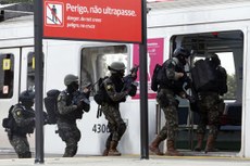 Forças de segurança realizam exercício integrado para os Jogos Rio 2016