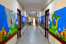 Hospital oferece ambiente mais alegre e acolhedor para os pequenos pacientes e seus familiares
