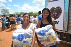 LBV beneficia mais de mil famílias na Paraíba com 25 toneladas de alimentos
