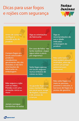 dicas_de_seguranca.png Segundo o Corpo de Bombeiros, os acidentes mais comuns com os fogos são queimaduras e mutilações