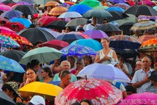 Cerca de 10 mil pessoas de várias cidades da Paraíba e também de Estados vizinhos participaram da celebração religiosa