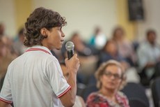 O estudante Michael Moreira disse que acredita que esses momentos são essenciais e precisa de um processo de construção