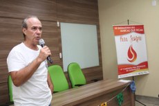 O coordenador médico da Unidade de Tratamento de Queimados, Saulo Montenegro, destaca a campanha do hospital