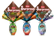 As crianças tem predileção por ovos que vêm com brindes. O Nestlé Surpresa traz miniaturas colecionáveis