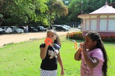 Ação fez parte da programação do Dia das Crianças oferecida pela Superintendência de Administração do Meio Ambiente