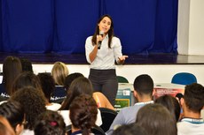Palestra foi ministrada pela representante da Onu Mulheres, Amanda Kamanchek Lemos