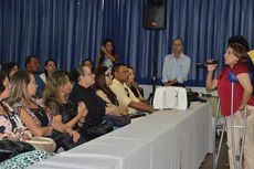 A secretária de Estado do Desenvolvimento Humano, Cida Ramos, destacou a importância de capacitar gestores