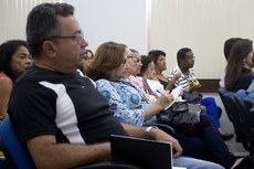 O seminário faz parte do projeto ‘Cuidando do Cuidador’, desenvolvido pelo Núcleo de Gestão do Trabalho (NGT), vinculado à Subgerência de Recursos Humanos da SES