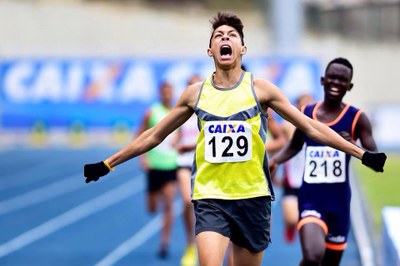 Matheus Aguiar é o quinto melhor do ranking nacional na prova dos 800 metros, na categoria Sub-20