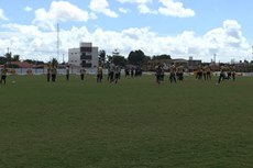 No último treino realizado antes de embarcar para o Pará, os jogadores do Botafogo treinaram duro para enfrentar o Remo