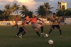 Jogadores do Belo se preparam para o duelo contra a equipe potiguar, no próximo sábado, no Estádio Almeidão, em João Pessoa