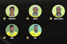 Jailson é destaque ao lado dos outros defensores no site do Arouca