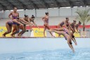 Atletas internacionais elogiaram a estrutura do local, que possui a única piscina exclusiva para a modalidade em toda a América Latina