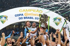 Time gaúcho conquistou título em sua Arena, em Porto Alegre, diante de 55 mil torcedores