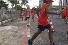 O evento proporcionou muita diversão para a criançada, com brincadeiras, serviços de saúde e distribuição de brindes