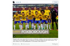 Atacante da Seleção Brasileira fez uso de palavrões para defender companheiros 