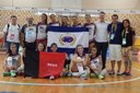 Equipe de voleibol feminino do IE ficou com a medalha de bronze