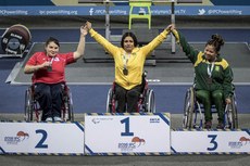 Maria Luzineide garantiu segunda medalha de ouro do Brasil na Copa do Mundo da modalidade