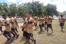 Depois de vários meses treinando os garotos do Botafogo seguem para a competição mais importante com o objetivo de chegar na terceira fase