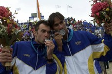 No ano de 2000, Zé Marco (esquerda), ao lado do baiano Ricardo, foi o primeiro paraibano a trazer uma medalha olímpica à Paraíba