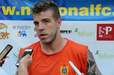 Roberto Dias hoje atua no Nacional de Manaus e não teve bom rendimento no Botafogo-PB