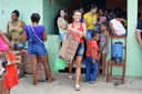 100 filtros foram entregues na Comunidade Quilombola Pedra D’água, e os demais para famílias das Comunidades de Pontina e Chã dos Pereira