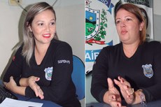Janaína Aguiar é agente penitenciária e chefe de Disciplina; Cinthya Almeida é diretora do Centro Reeducação Maria Júlia Maranhão