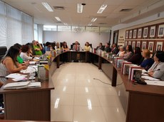 O 2º-subprocurador-geral de Justiça e coordenador do Núcleo de Políticas Públicas do MPPB, Valberto Cosme de Lira, conduziu a reunião