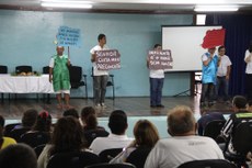 Usuários fizeram apresentações e refletiram sobre a importância de criar espaços de discussão na sociedade sobre diferenças