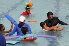 A atividade recreativa foi realizada com crianças e adolescentes autistas atendidos pela Funad