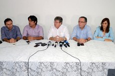 O anúncio da suspensão do racionamento na região da Borborema foi feito pelo secretário de recursos hídricos do Estado, João Azevedo
