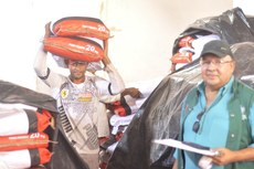 A entrega faz parte da primeira etapa do calendário de distribuição de sementes, edição 2018