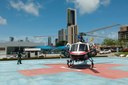 Durante o carnaval, o helicóptero está à disposição das Forças de Segurança no enfrentamento à violência