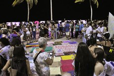 Centenas de pessoas se reuniram na Orla de João Pessoa em mobilização contra a cultura do estupro