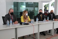 Representantes das várias instâncias do Ministério Público frisaram a necessidade do passaporte vacinal nas escolas, por serem espaços de convívio coletivo. Foto: Evandro Pereira