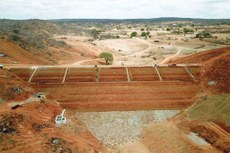 Barragem de Cacimbinha, em S. Vicente do Seridó, uma das 5 obras do Programa Mais Trabalho, que somam investimento superior a R$ 20 mi