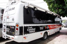 Veículo está equipado com câmeras internas e externas e ficará posicionado em local estratégico na área central da capital