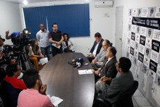 Detalhes da Operação foram repassadas pelos delegados Rodolfo Santa Cruz, Isaías Gualberto, João Alves e o diretor do IPC, Fábio Almeida