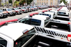 Entrega de novas viaturas estão entre os investimentos do Governo do Estado na área de segurança pública 